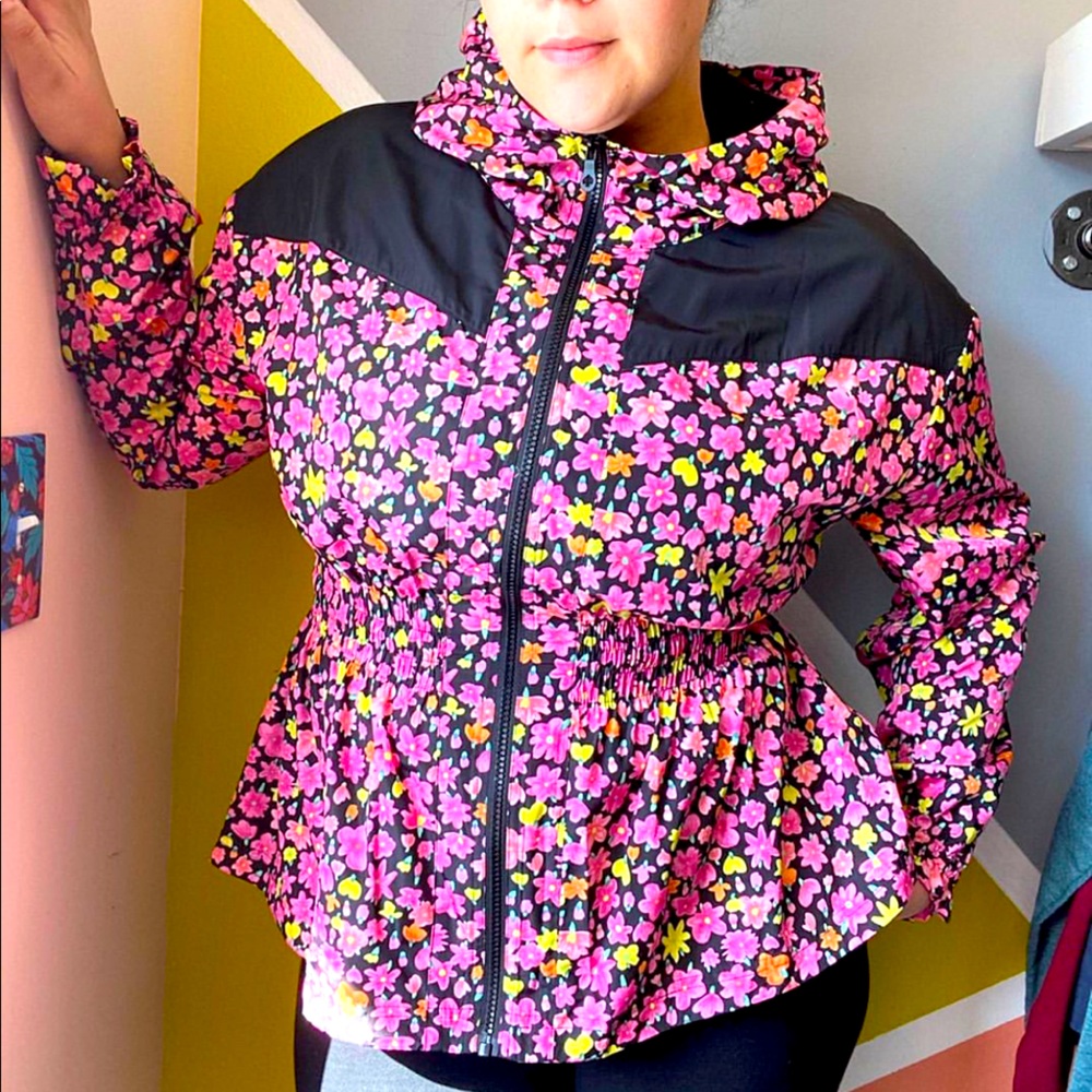 NWT Kate Spade floral anorak
